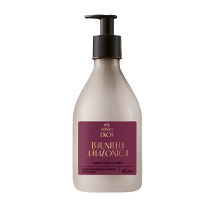Natura Ekos Baunilha Amazônica, Creme Desodorante Hidratante para o Corpo 400 ml